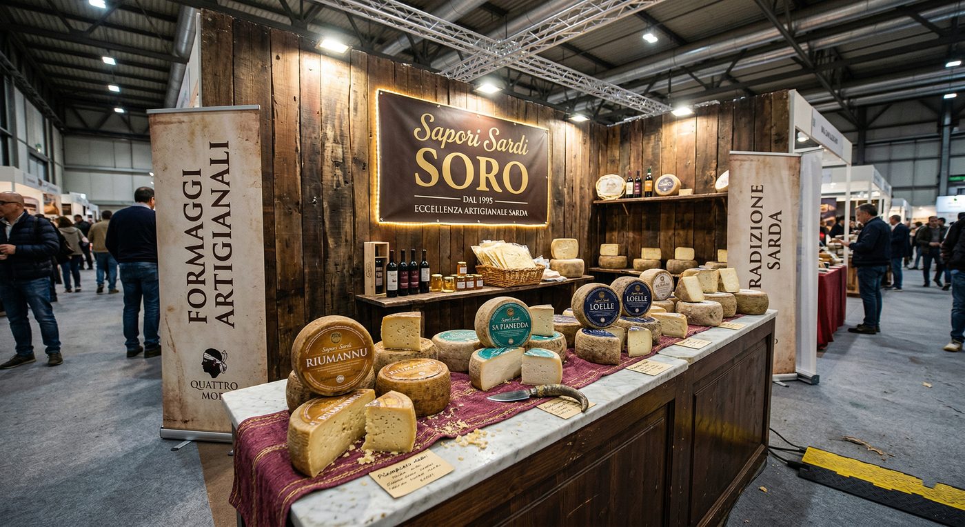 Stand Sapori Sardi Soro alla fiera dell'artigianato